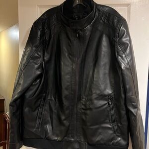 Men's Black Leather Jacket